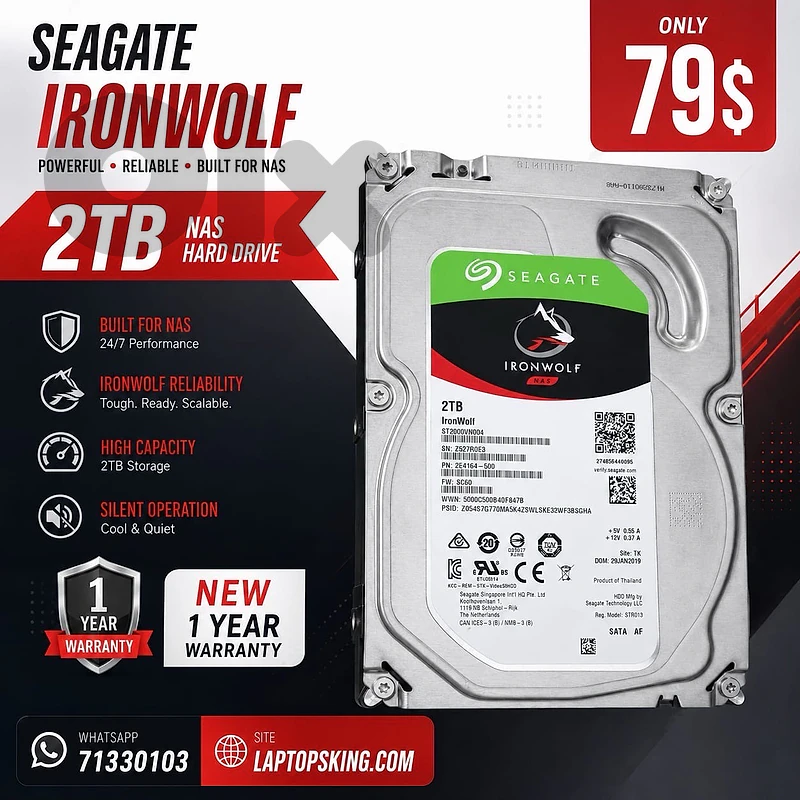 Seagate ironwolf hard 2tb