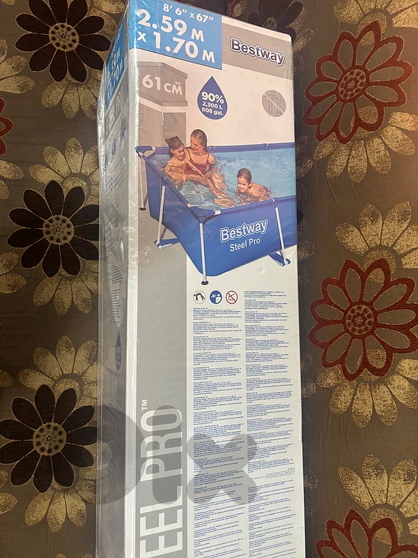 bestway steel pro pool 2.59 x 1.70 cm - new sealed