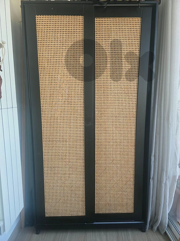 wardrobe with 3 shelves and hanging rail from mihome