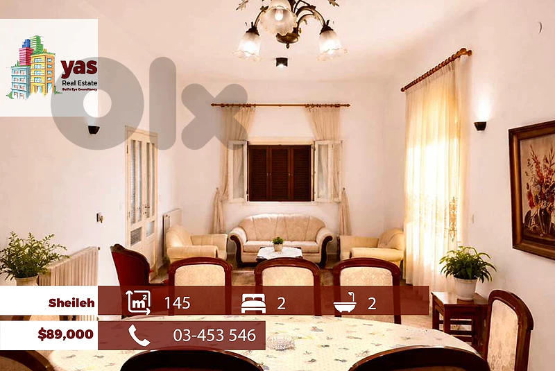 Sheileh 145m2 | Well Maintained | Luxury | Lebanes Style | EL