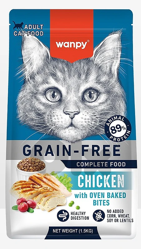 Wanpy Cat Food - 1.5 KG  Grain-free available in 4 flavors