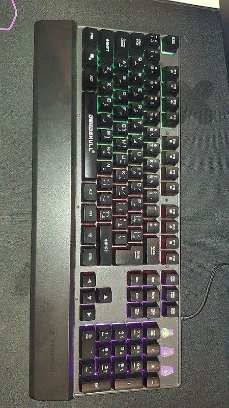 deadskull voltix rgb gaming keyboard
