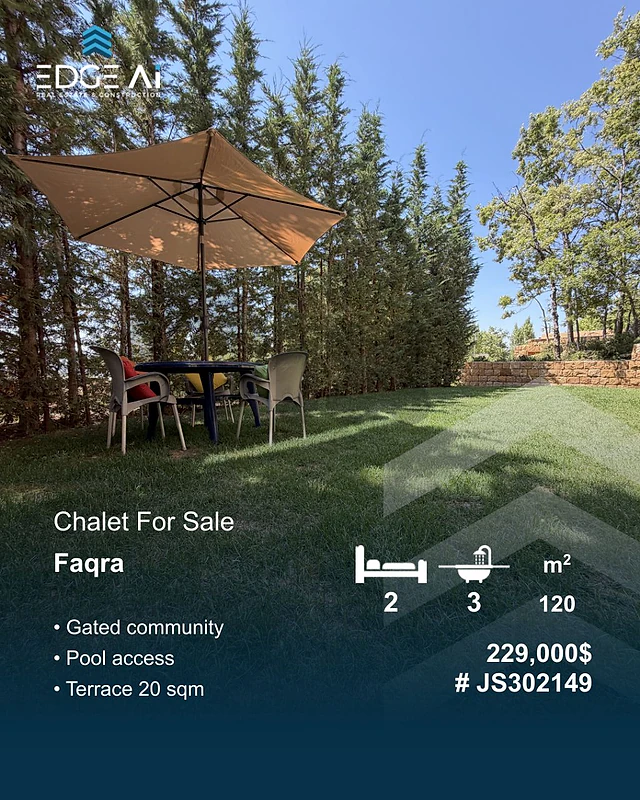 Chalet for sale,Faqra, #JS302149