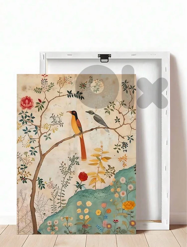 Canvas Printed Framed bird 30*40 cm لوحة مطبوعة
