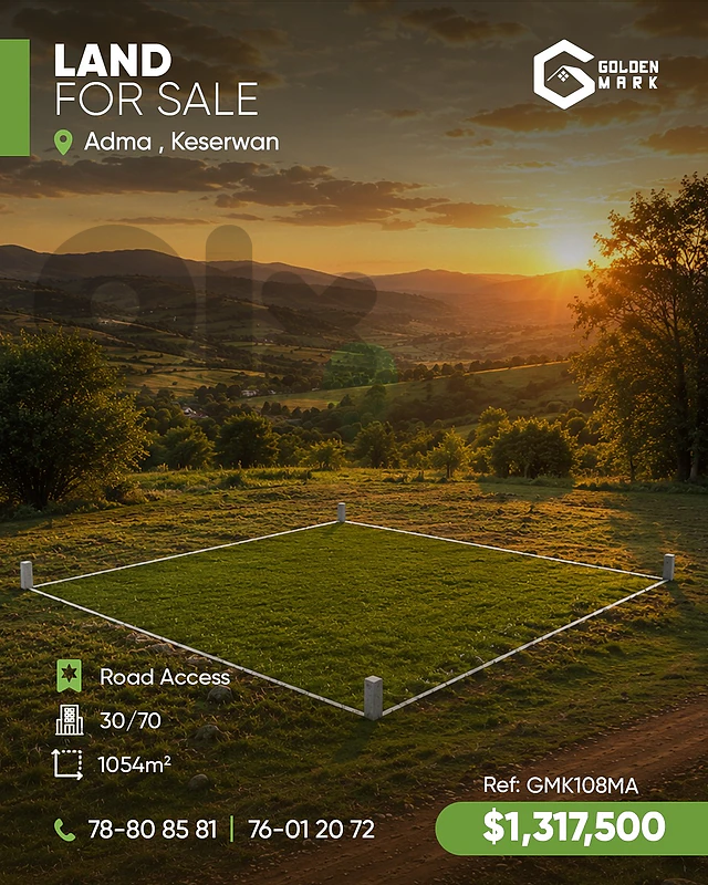 GMK108MA - Land For Sale In Adma  - أرض للبيع في أدما