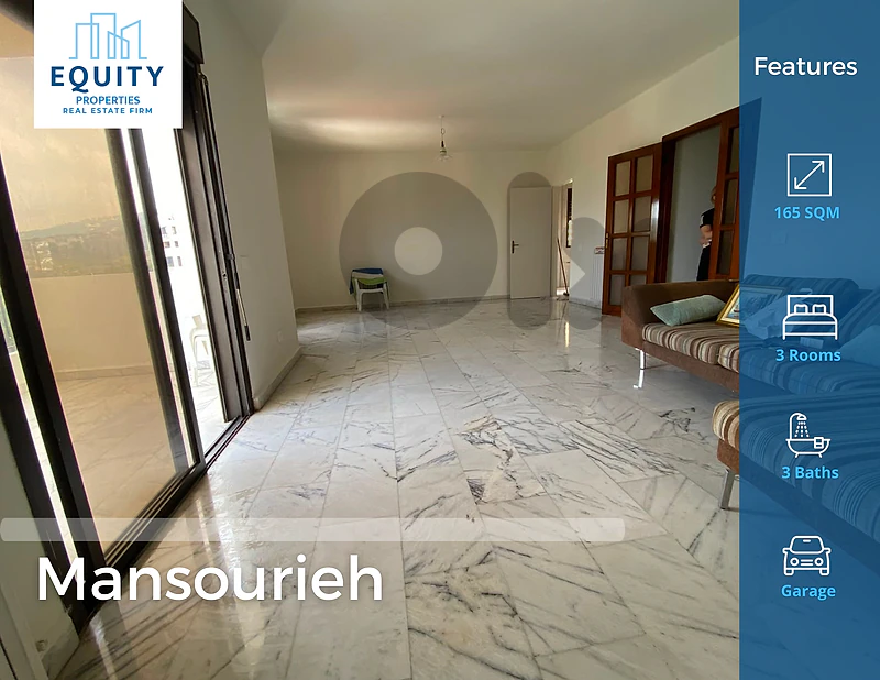 Furnished 165 SQM Apartment For Rent In Mansourieh شقة للإيجار#CB59151
