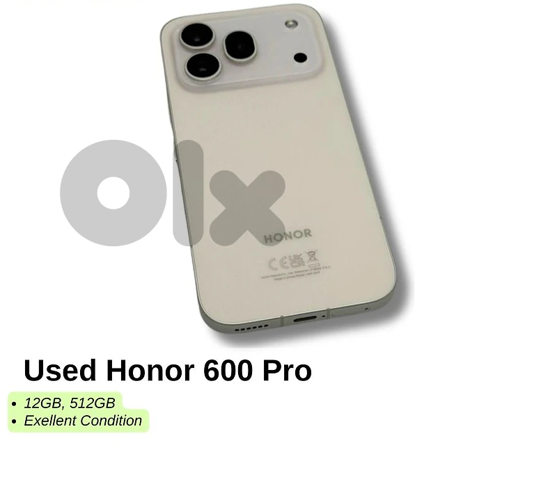 Used honor 600 pro بينباع وبحالة الجديد