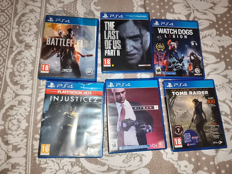 PS4 games used once like new PS4 games used once like new