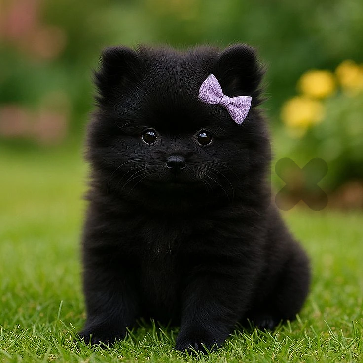 Stunning Black Pomeranian Puppy - in store & delivery