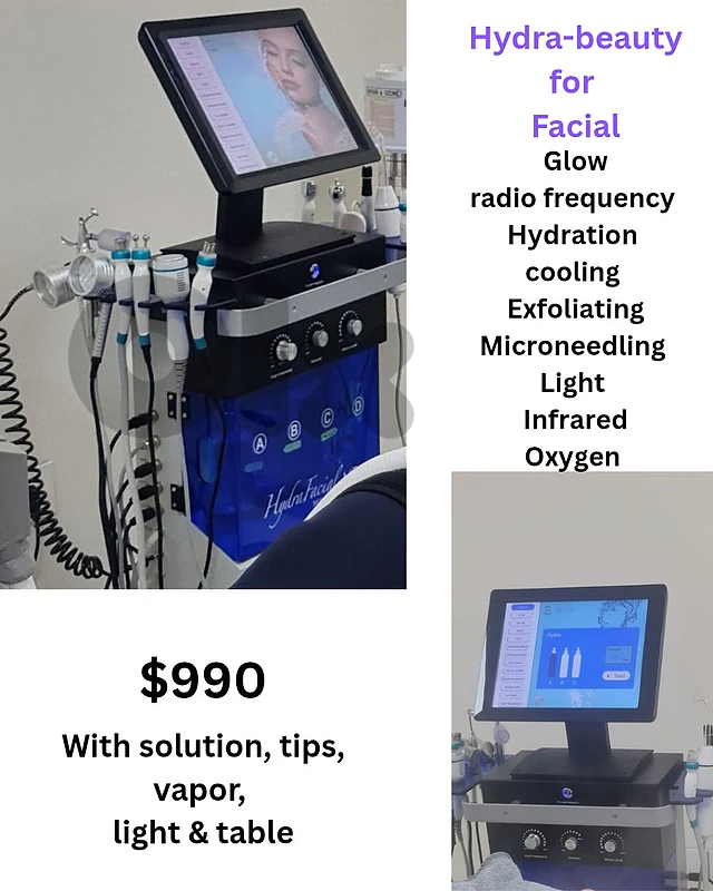 هيدرابيوتي متكامل للوجه (Hydra-Beauty Facial Machine) هيدرابيوتي متكامل للوجه (Hydra-Beauty Facial Machine)
