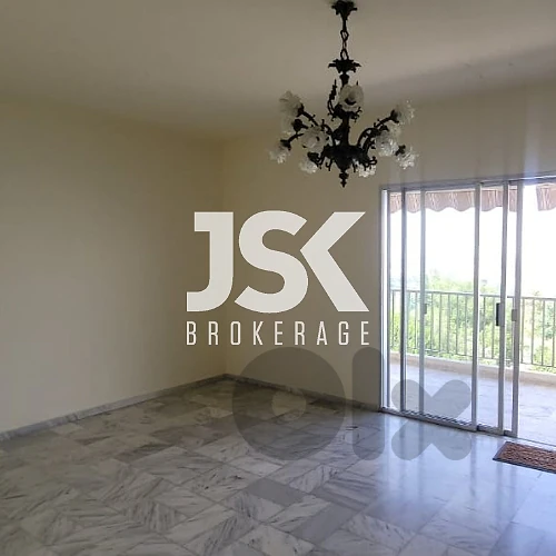 L22080 Apartment With Sea & Mountain View For Sale in Ajaltoun