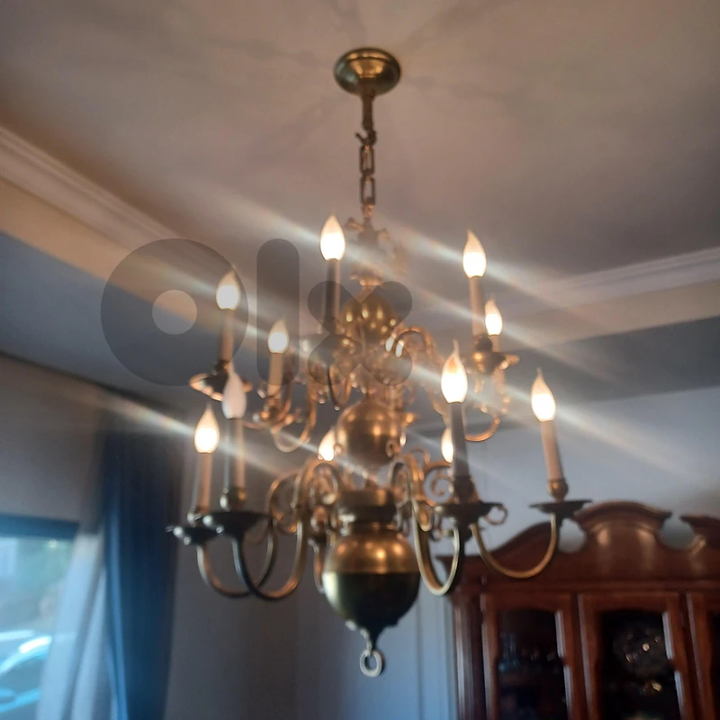 Chandelier Brass