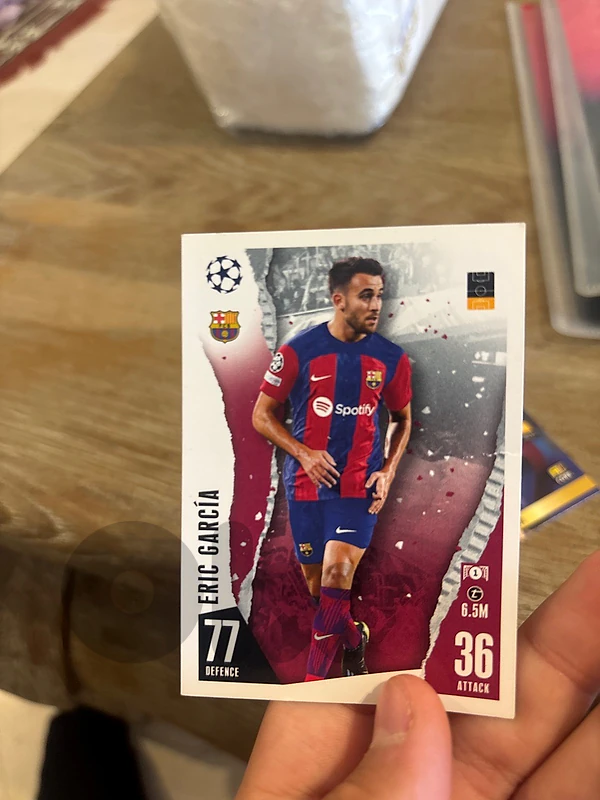 Topps Match Attax 2023/24 - Eric García FC Barcelona (#123 Base)