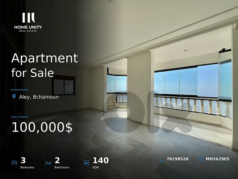 3-bedrooms Apartment for Sale , located in Bchamoun , Aley