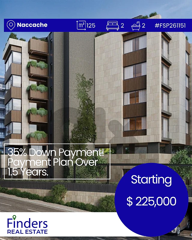New project for sale in Naccache! مشروع جديد للبيع في النقاش!
