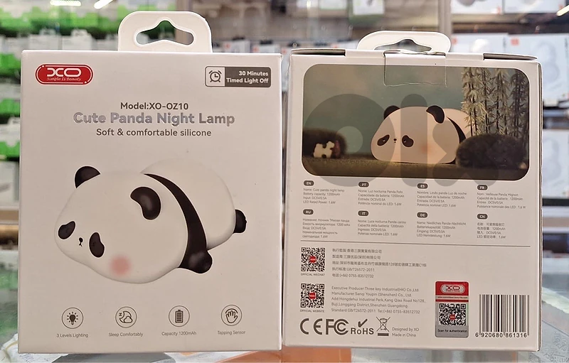 XO CUTE PANDA NIGHT LAMP XO-OZ10 XO CUTE PANDA NIGHT LAMP XO-OZ10