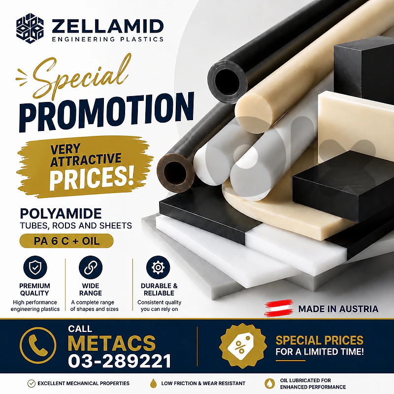 ZELLAMID POLYAMIDE TUBES, RODS & SHEETS