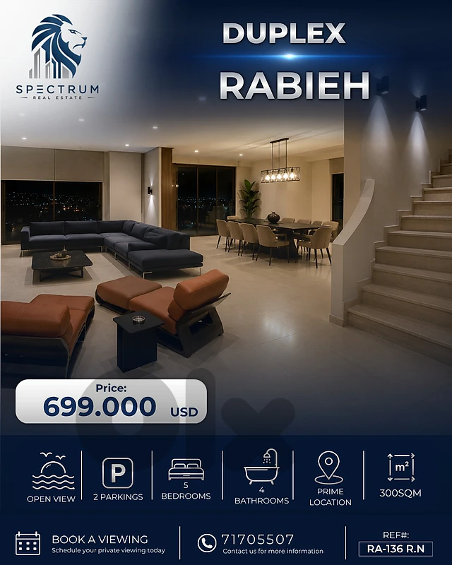 5 BEDS | RABIEH PRIME | DUPLEX | MODERN, (RA-138) 5 BEDS | RABIEH PRIME | DUPLEX | MODERN, (RA-138)