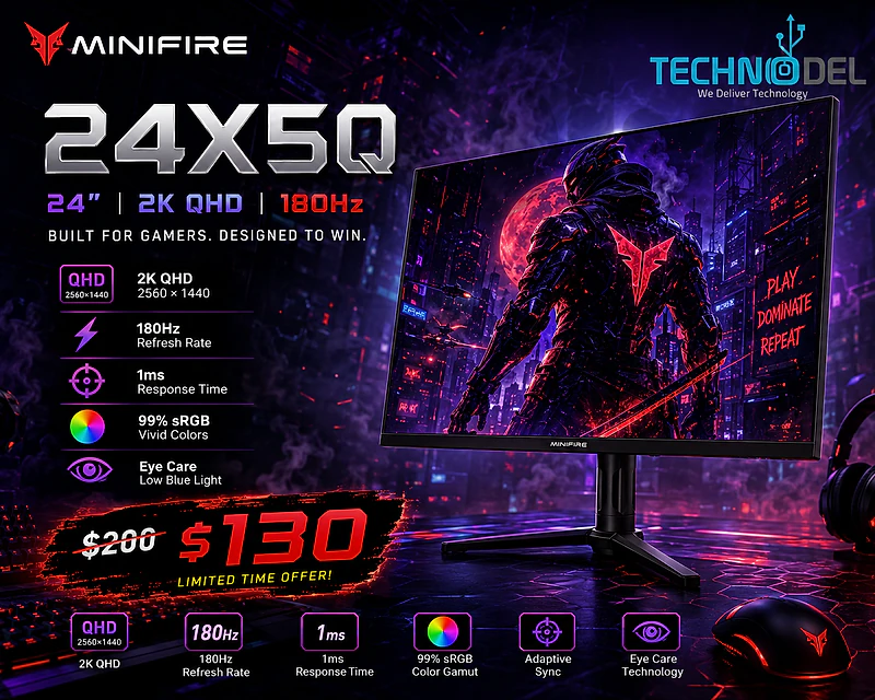MINIFIRE 24X5 2K 180hz Gaming Monitor MINIFIRE 24X5 2K 180hz Gaming Monitor