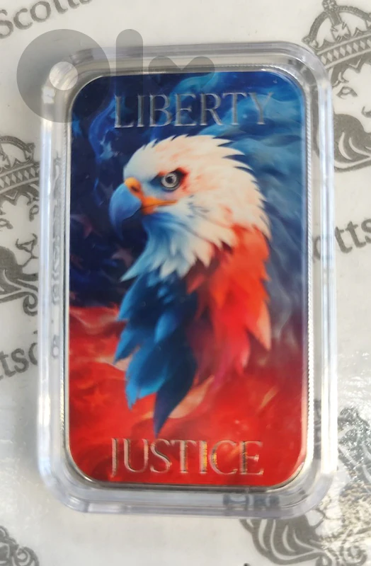 Colorized Silver Eagle Bar