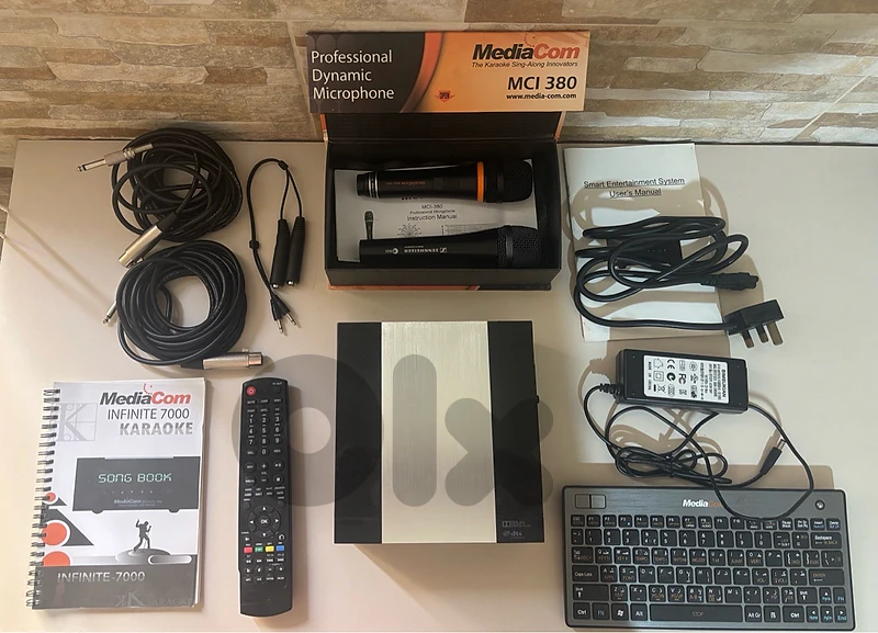 MediaCom Infinite-7000 Karaoke System – Full Bundle w/ Sennheiser Mic
