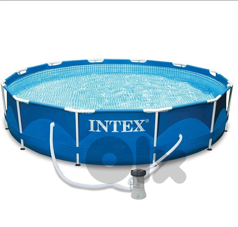 Intex Metal Frame Swimming Pool (3.66m x 76cm) + Pump - New