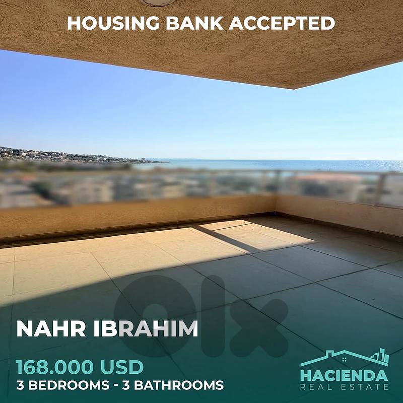 Sea View Apartment For Sale In Nahr Ibrahim