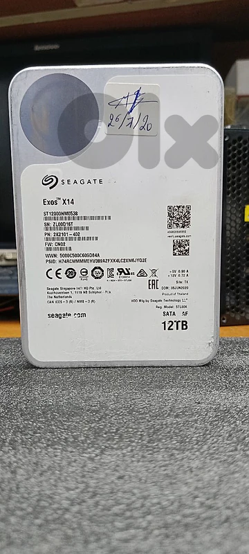 Hdd Seagate Exos 12TB