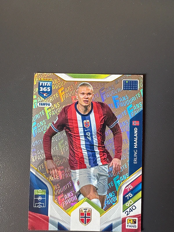 erling haaland adrenalyn panini card