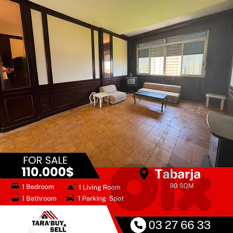 Apartment for sale in Tabarja شقة للبيع في موقع مميز في طبرجا
