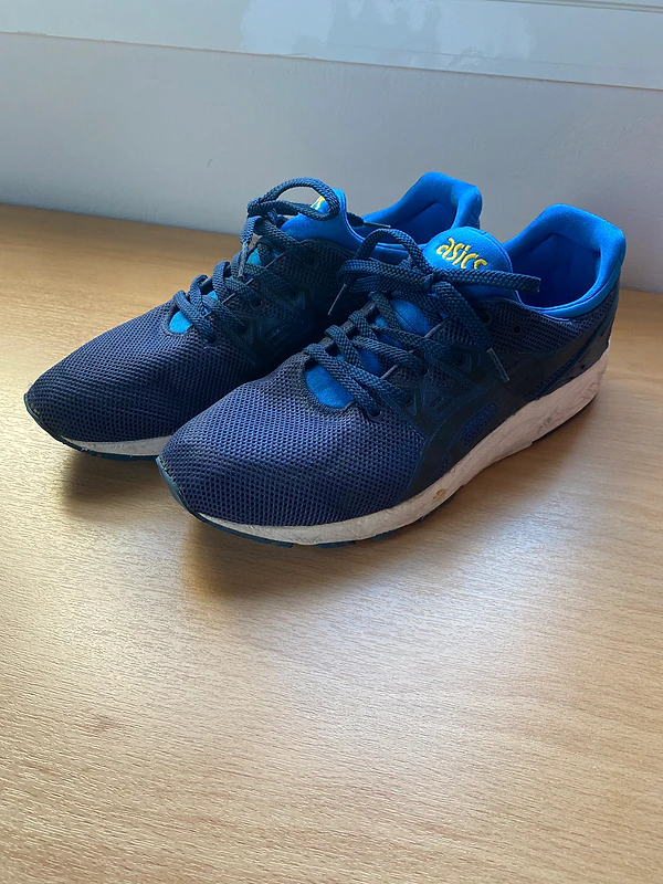 Asics Men's Sneakers - Navy Blue - Size 43 - Original