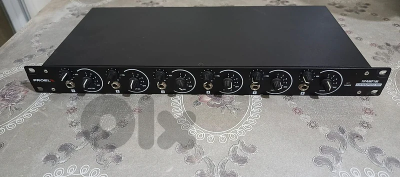 proel hpamp106 six-ch headphone amp
