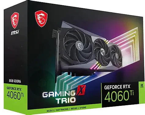 GeForce RTX™ 4060 Ti MSI GAMING X TRIO 8G GeForce RTX™ 4060 Ti MSI GAMING X TRIO 8G