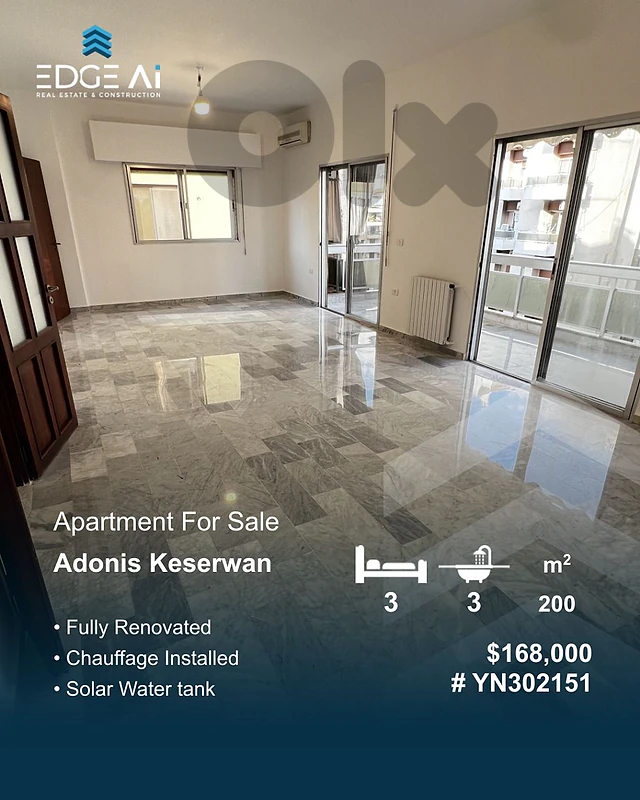 Apartment for sale , Adonis keserwan , #YN302151 Apartment for sale , Adonis keserwan , #YN302151