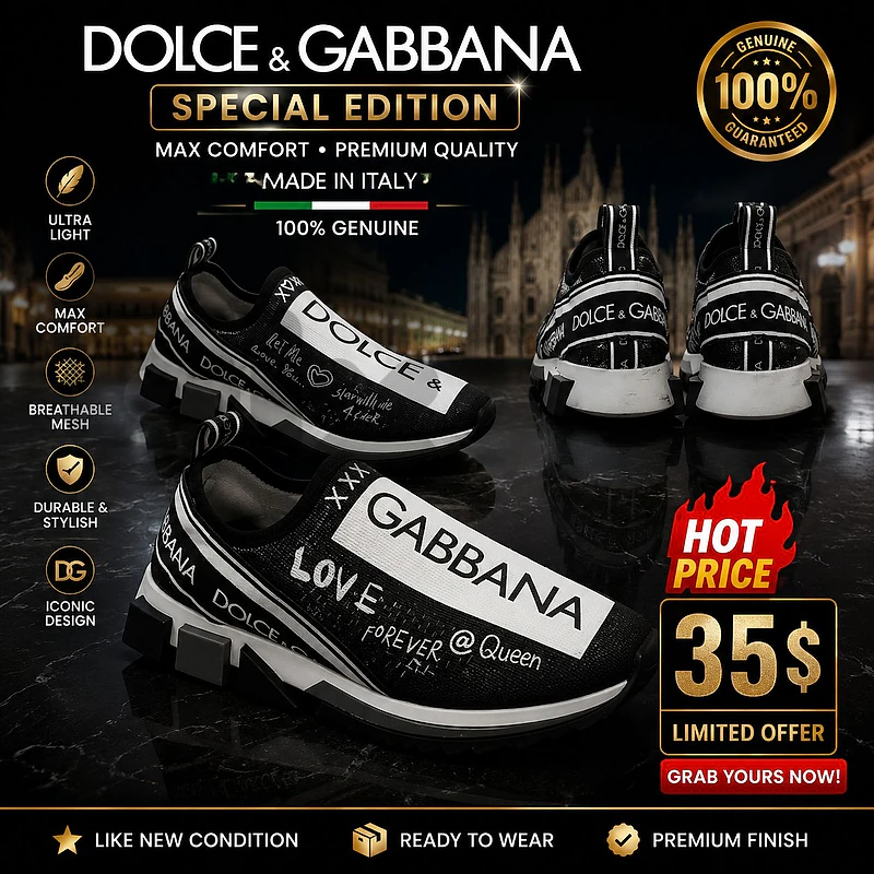 Dolce and Gabbana original sneakers حذاء