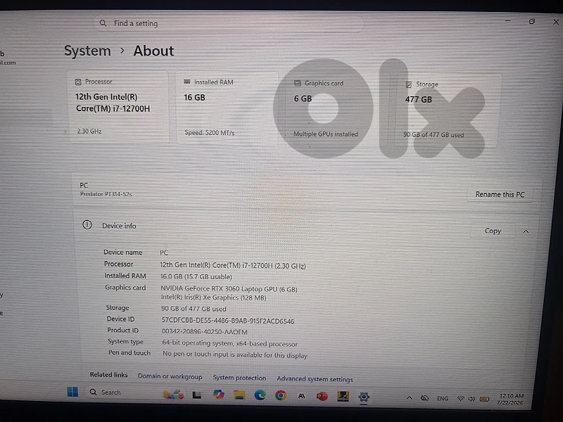 Used Gaming Laptop