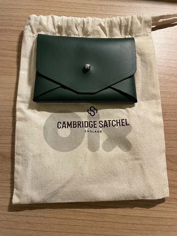 Cambridge & Satchel Green Wallet