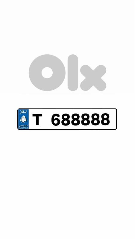 special number plate
