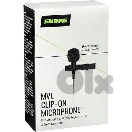 Shure mvl clip on microphone