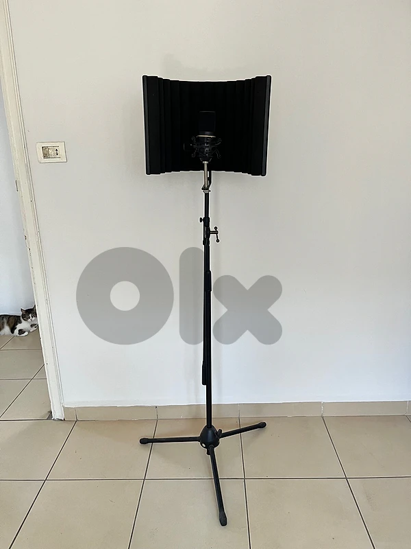MXL 700 microphone with stand and filter
