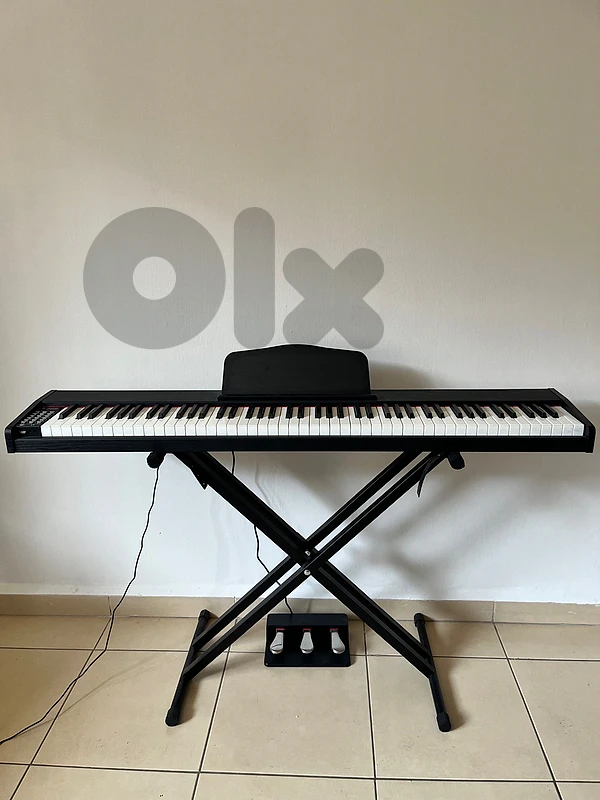 88 keys semi-weighted keyboard piano