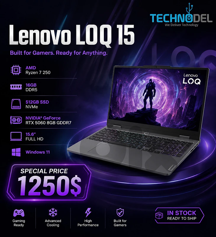 Lenovo LOQ 15 Ryzen 7 RTX5060