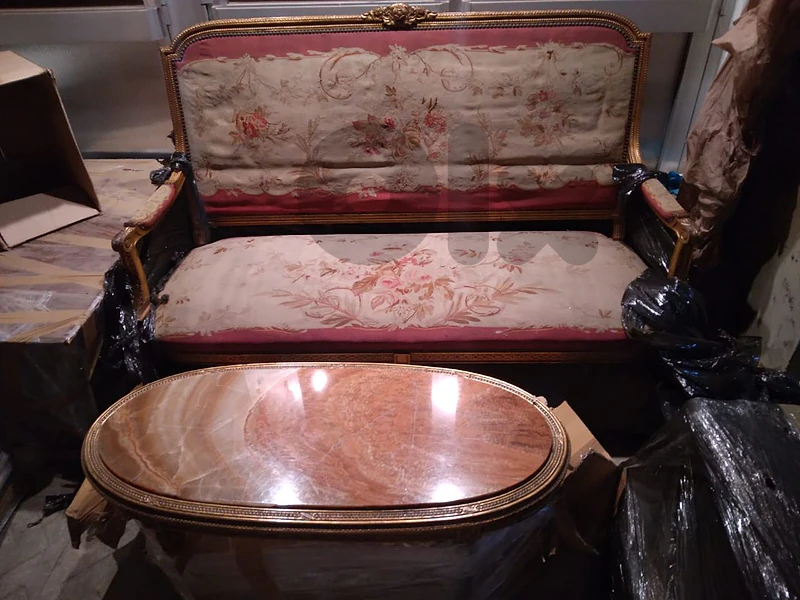 Louis 17 Obisson Fabric Couch