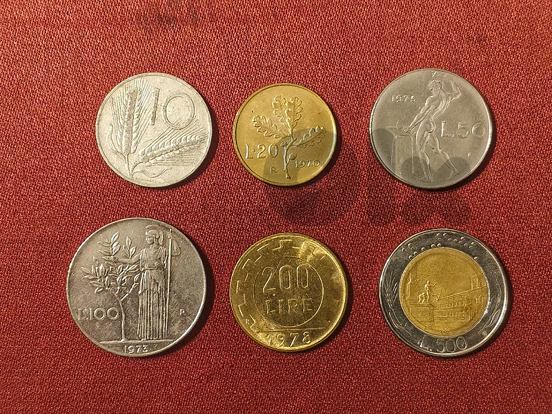 6 Italian Republic Coins (1956–1985) 🇮🇹 عملات للجمهورية الإيطالية