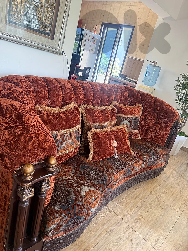 طقم كنابيات ٥ قطع مع طاولة