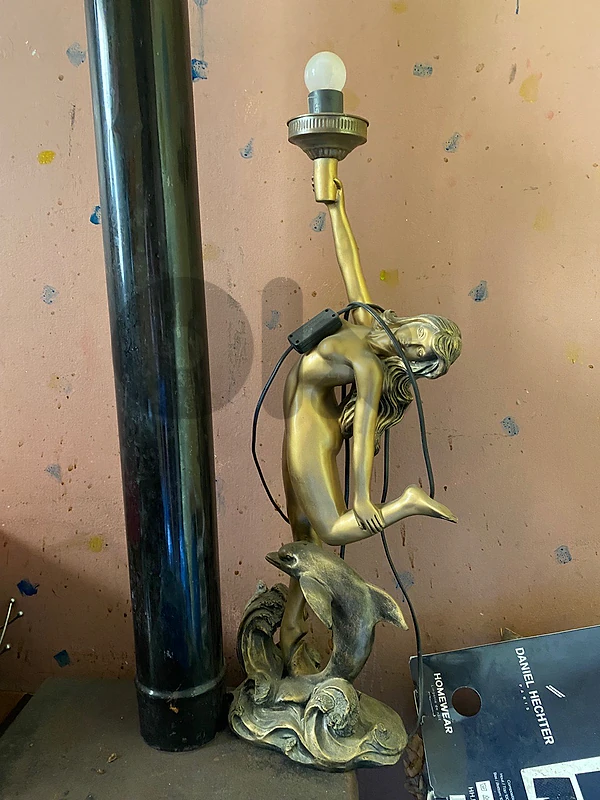 sea lamp dolphins women lamp