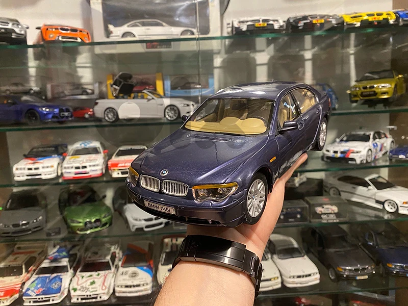 bmw 7 series diecast model car full open scale 1/18
