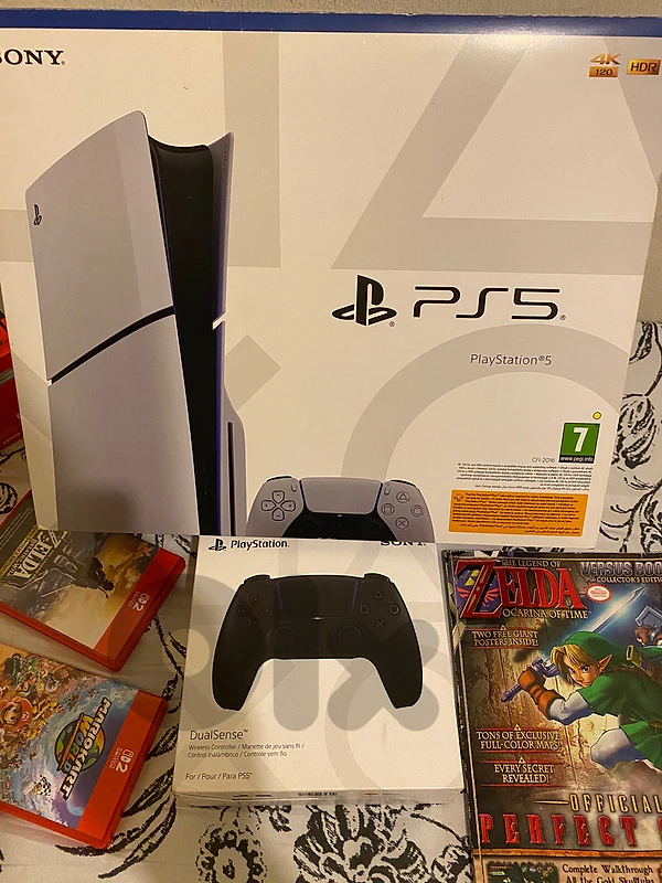 ps5 slim 2 controller 1 tb uk disc