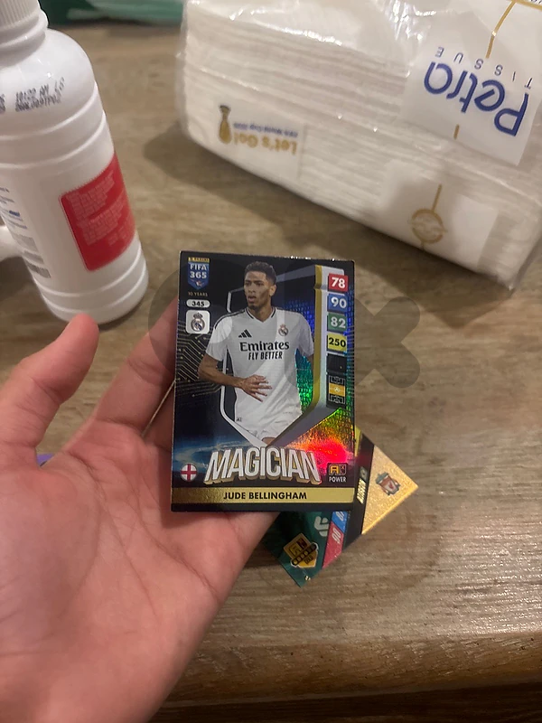 Panini FIFA 365 2025 Jude Bellingham Magician Real Madrid (#345 Power)