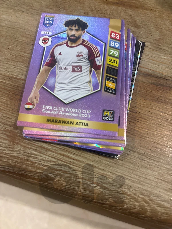 Panini FIFA 365 2025 Marawan Attia Al Ahly Club World Cup (#385 Gold)